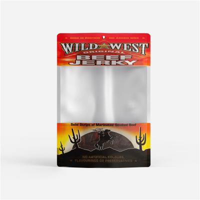 China Kilishi Recyclable Plastic Packets Custom Biodegradable Beef Jerky Packaging for sale