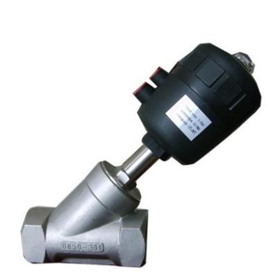 China J611F Hexagon Head Piston Operated Pneumatic Stainless Steel Angle Seat Valve Durable for sale