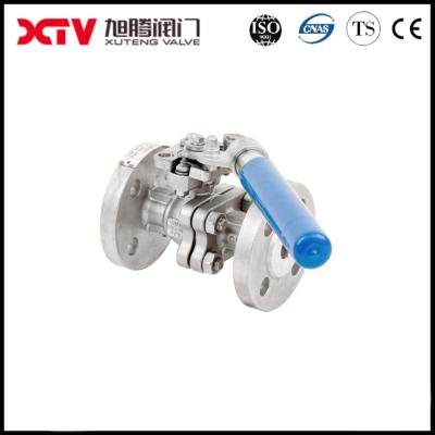 China Straight Through Type Carbon Steel 2PC Automatic Homing Ball Valve with Dead Man Handle for sale