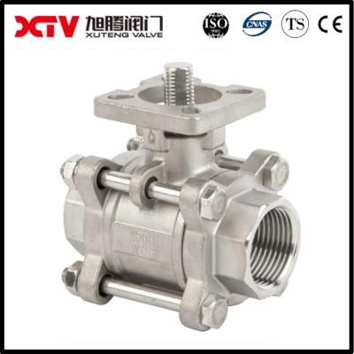 China Electric Actuator 3PC ISO 5211 Ball Valve For Floating Structure for sale