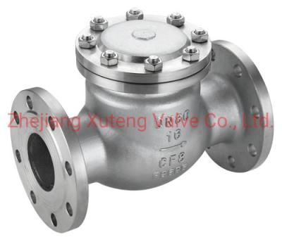 China Flang Swing Check Valve H44W-16P with Reversing Flow Direction and Swing Structure for sale