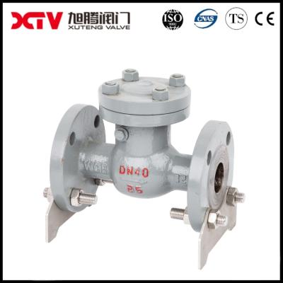 China Metalen afdichting roestvrij staal 304/316L Flanged Swing Check Valve voor Pump System Model Te koop