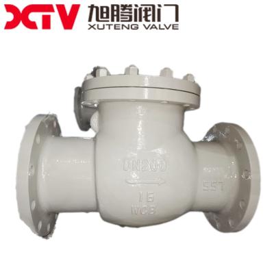 China Industriële valve zonder terugkeer in roestvrij staal met ANSI 150lb-verbinding Te koop