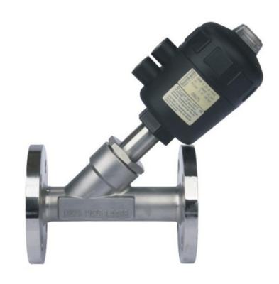 China Dn15-80 Pneumatic Flanged Angle Seat Valve CE/SGS/ISO9001 Specification for sale