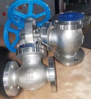 China Stem Thread Position Outside Screw J41W-150LB ANSI Class 150 Flanged Globe Valve for sale