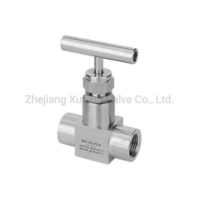 China Bar Stock Instrumentation High Pressure Adjustable Female Straight Needle Valve Pressure for sale