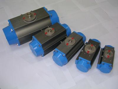 China 90 graden dubbelwerkende pneumatische actuator met CE/SGS/ISO9001-goedkeuring Aanpasbaar Te koop