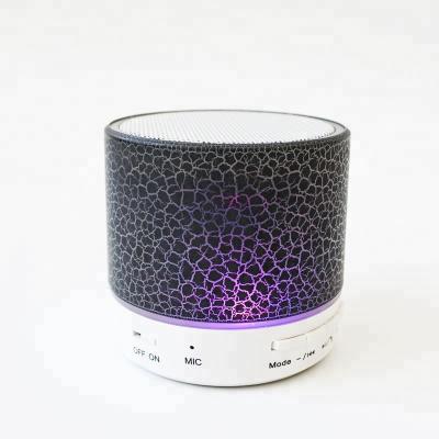 China Mini Hot Selling Colorful Micro Mini Wireless Speaker Portable Stand, LED Round Wireless Speaker for sale