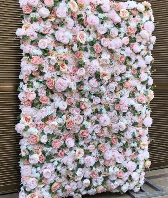 China V-1147 Touch Stage Backdrop Design Artificial Silk Flower Natural Hot Selling Wedding Decoration for sale