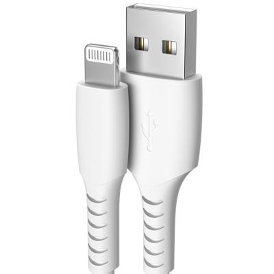 China 2021 New 2.4A JSAUX Strip MFI USB A To Lightning Fast Charging And Sync Cable For New iPhones for sale