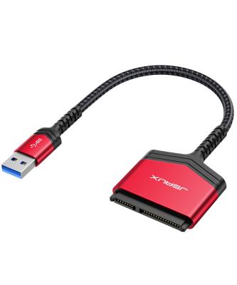 China Mobile Phone JSAUX USB 3.0 to SATA Adapter Converter Cable 5Gbps for 2.5 3.5 SDD BLU-RAY DVD SATA HDD CD-ROM DVD-ROM Laptop Hard Disk Drive for sale