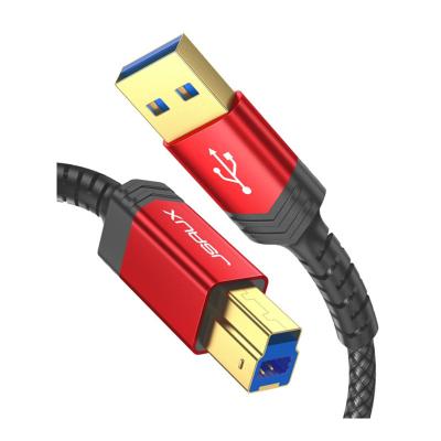 China JSAUX Printer USB A to USB B3.0 Printer Cable Flex Type A Male to B Printing Cables for sale