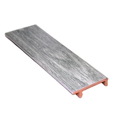 China 8cm Yuelaimei c Plasti Compounds Planking Board Wall Base Modern Wood Baseboard 8cm Skirting Board Flooring Trim Accessories for sale