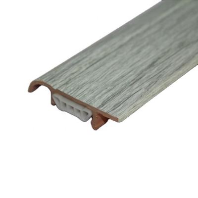 China 8cm Modern Skirting Board Yuelaimei Spc Floor Planking Board PVC Planking Board Flooring Accessories Wood Plastic Planking Board for sale