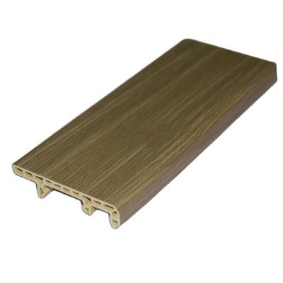 China Skirting board made up of modern resin flooring wood-plastic skirting board, PVC skirting board for sale