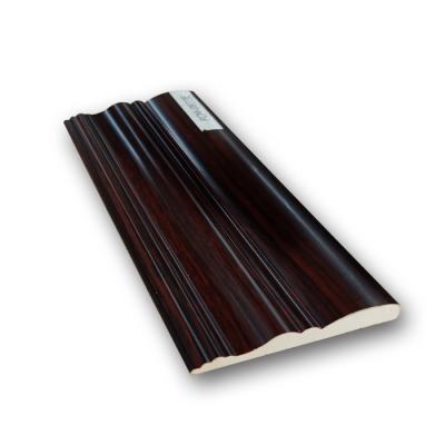 China Contemporary Building Material Factory Baishang Foam Wood Wall Edging Plastic Wood Hidden Edging Board for sale