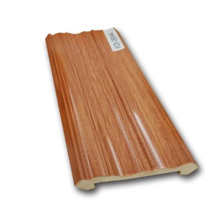 China Modern Fireproof Molding Pvc Baseboard Wall Skirting for sale