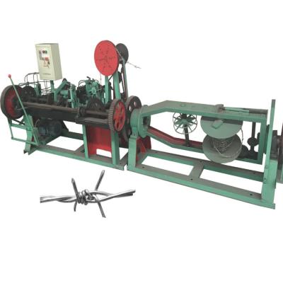 China Hotels Electro Galvanized Wire Barbed Wire Making Machinery for sale