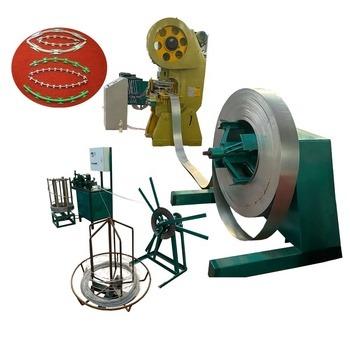 China Hotels Razor Barbed Wire Prison Fence Making Machine for sale