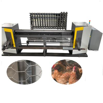 China Hexagonal Hotels Chicken Mesh Twist Making Machine for sale