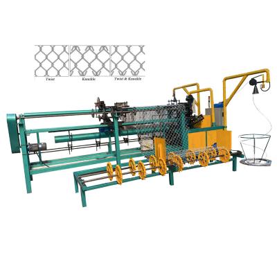 China Hotels Roller Chain Link Fence Rubber Coated Weaving Machine for sale