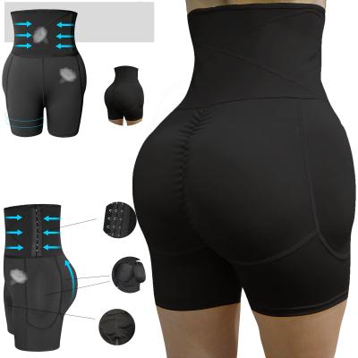 China Viable shapewear for women add fertilizer to increase Three-breasted buttocks panties faja women waist hip filler shapewear for sale