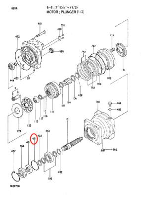 China A811100 O Ring Hitachi Parts CX1000 CX1100 CX1800 CX2000 CX350DR CX500 CX500DR CX500PD CX550 CX700 CX700 JPN for sale