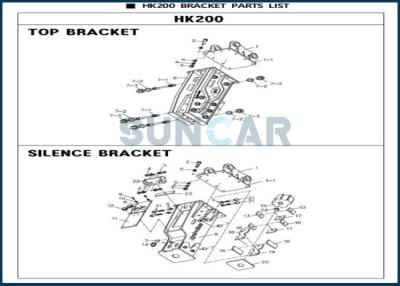 Cina Riparazione Kit For Hydraulic Breaker HK200 BHI Hydroram delle guarnizioni D9691500 in vendita