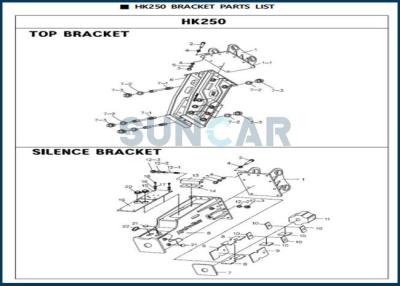 China DB691500 Hydraulic Breaker Seals Repair Kit Hammer Service Kit For HK250 for sale