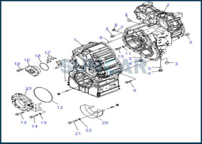 China 714-15-05040 7141505040 Transmission Seal Kit For Wheel Loader WA380-5 for sale