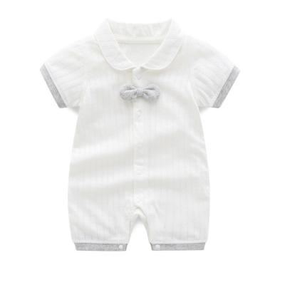 China Professional 100% Cotton Manufacturer Wholesale Short Sleeve Boutique Baby Romper for sale