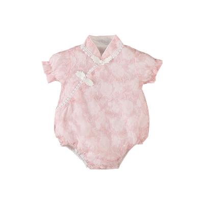 China Wholesale 100% Cotton Customized New Design Suitable Cotton Good Quality Price Newborn Baby Rompers Clothes for sale