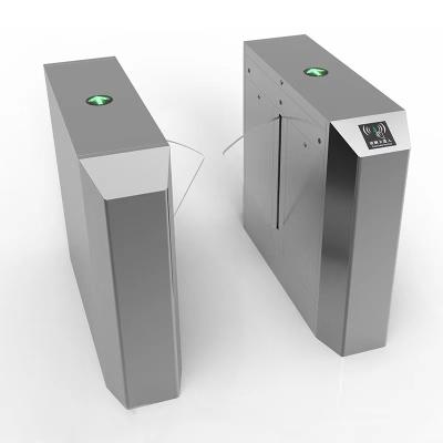 China Cheap Hot Selling 304 Stainless Steel High Pedestrian Security Electronic Access Control Flap Turnstile for sale