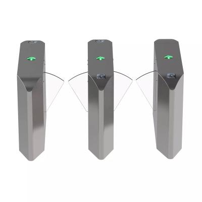 China 304 Stainless Steel Factory Supply Good Price Access Control Flap Turnstile Security for sale