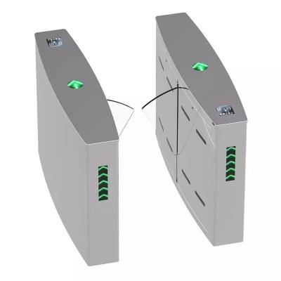 China Economical 304 Stainless Steel Custom Design Hot Sale Access Control Electronic Flap Turnstile for sale