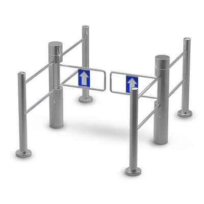 China China Manufacture Soft Professional Security Access Control Store System Automatic Flap Barrier Turnstile for sale