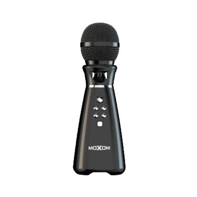 China MOXOM Handheld Condenser Microphone Desktop Wireless Professional Portable Karaoke Microphone With Speaker LED Light for sale