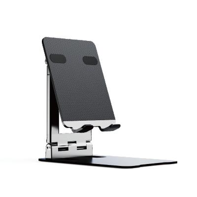 China MOXOM Foldable Metal Tablet Phone Clamshell Stand Adjustable Heavy Support Aluminum Non-Slip Stand Desktop for Tablet for sale