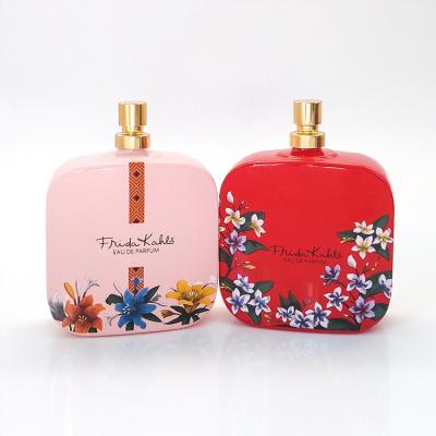 China High End Personal Care 50ml 75ml 100ml Round Square Shaped Perfume Glass Bottle for sale