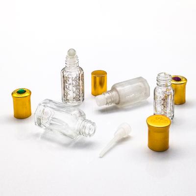 China 3ml 5ml Recyclable Wholesale Cheap Arabian Roll On Glass Perfume Bottle for sale