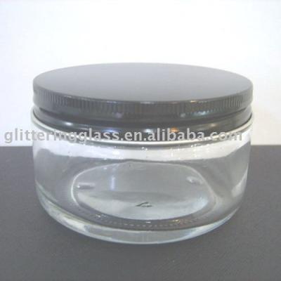 China Skin Care 200ml Wide Mouth Cream Glass Jars (JX-CJ-200ml-1) for sale