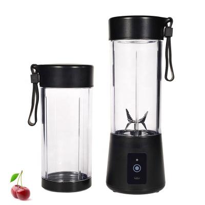 China Rechargeable Car Smoothie Blender Portable Juicer 400mL with 6 Blade 304 Stainless Steel Portable Juicer Blender for sale