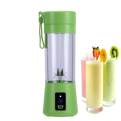 China Protable OEM ODM 3.7v 150w Rechargeable Mini Chopper Portable Custom Electric Juice Drink Kitchen Blender Cup 380ml Plastic Bottle for sale