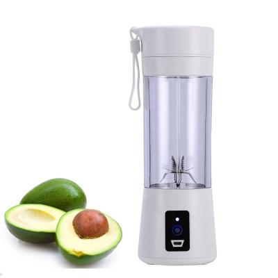 China Car USB Portable Blender Automatic Juicer 380mL with 6 Blade 304 Stainless Steel Portatil Portable Blender licuadora for sale