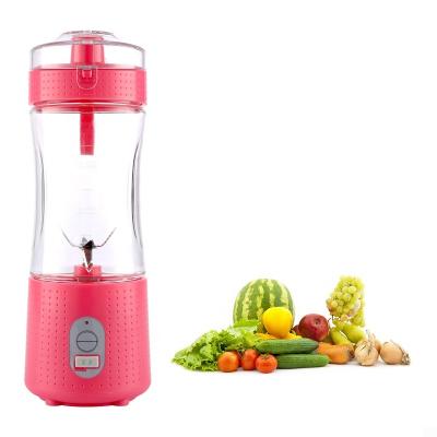 China USB Cold Press Juicer 380ml Electric Commercial Fruit Blender 230w Easy Handling Portable Blender With 6 Blades for sale