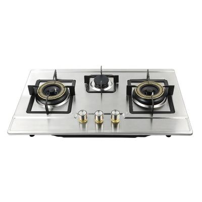 China Luxury Wholesale Multifunctional Household Gas Stove 3 Burner Gas Stove Cookware for sale