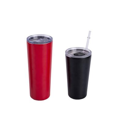 China PORTABLE Custom Tumbler Cups With Straw And Lid 500ML Stainless Steel Mug Travel Thermos Logo Double Wall Vacuum Coffee for sale