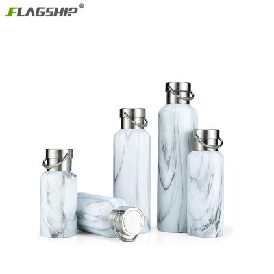 China PORTABLE personalized portable water transfer stainless steel sports water bottles with custom logo vacuum flask for sale