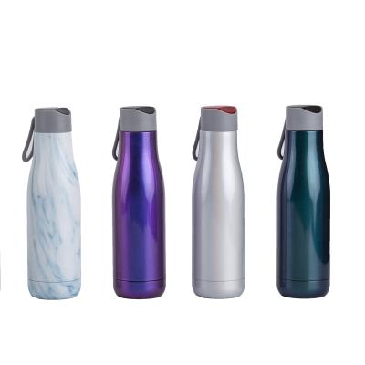 China PORTABLE Cute Viable Vacuum Insulated Motivational Stainless Steel Flask Water Bottle Drinks Bottle for sale