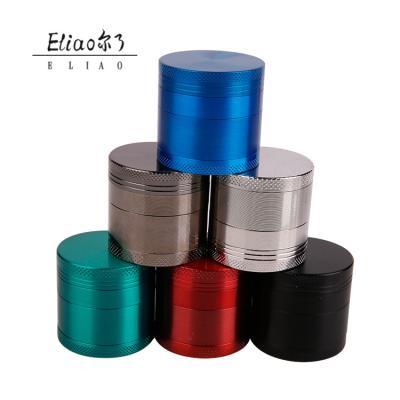 China New Traditional Logo Grinder Hot Selling Herb Grinders Customized by Yiwu Erliao 4 Layers 40mm for sale